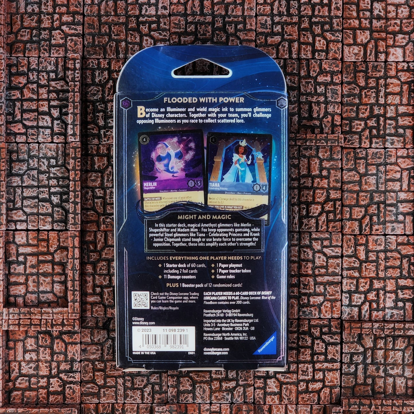 Disney Lorcana Rise of the Floodborn Starter Deck: Merlin & Mim - Factory Sealed