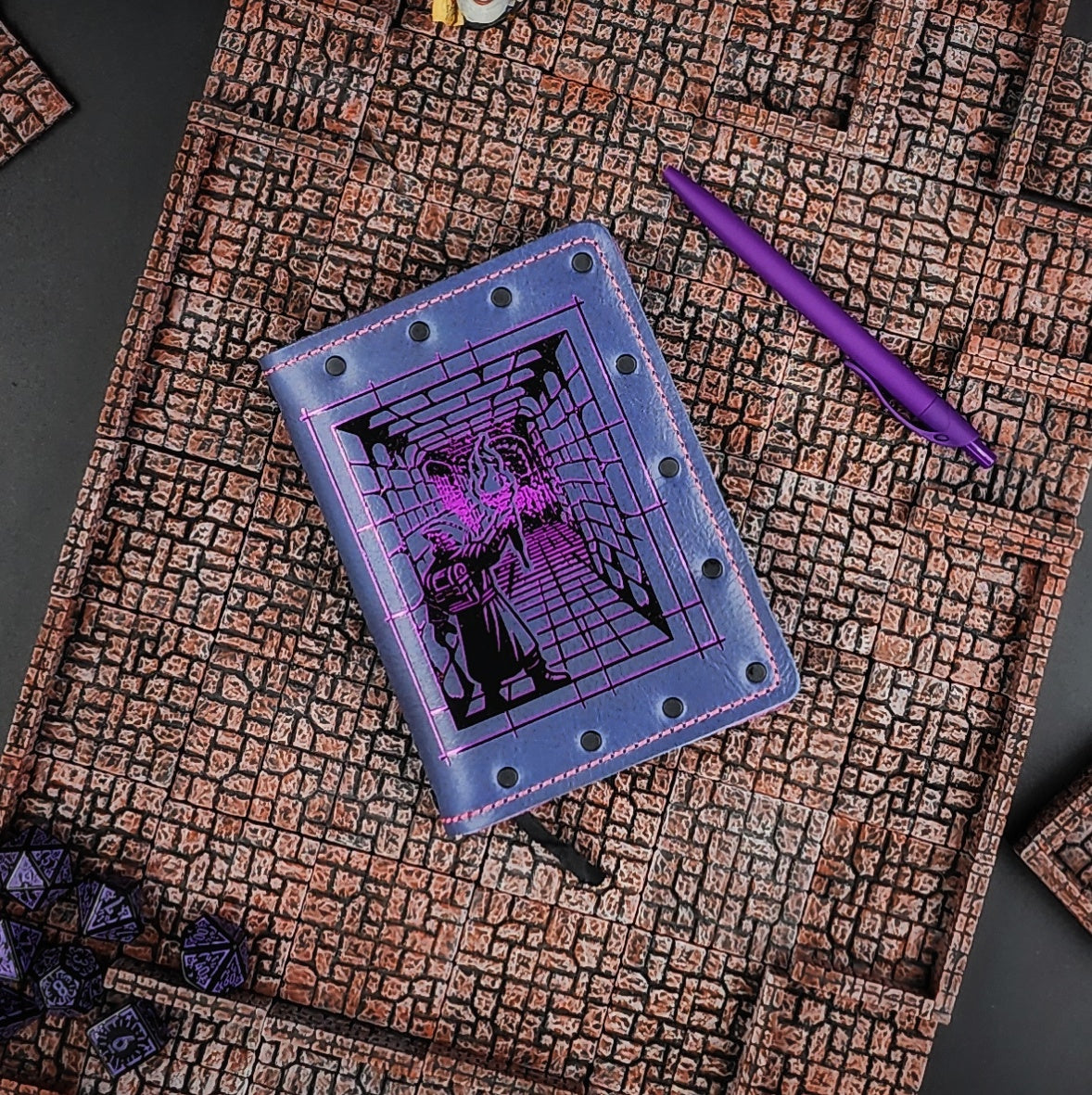 Dungeon Crawler Custom Leather Pocket Journal (30-Day Lead)