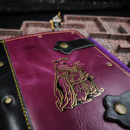Hamster Paladin A5 Custom Leather Adventure Journal (30-Day Lead)