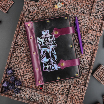 Dwarven Statue A5 Custom Leather Adventure Journal (30-Day Lead)