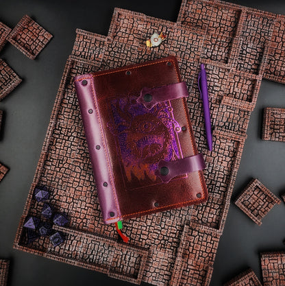 Beholder A5 Custom Leather Adventure Journal (30-Day Lead)