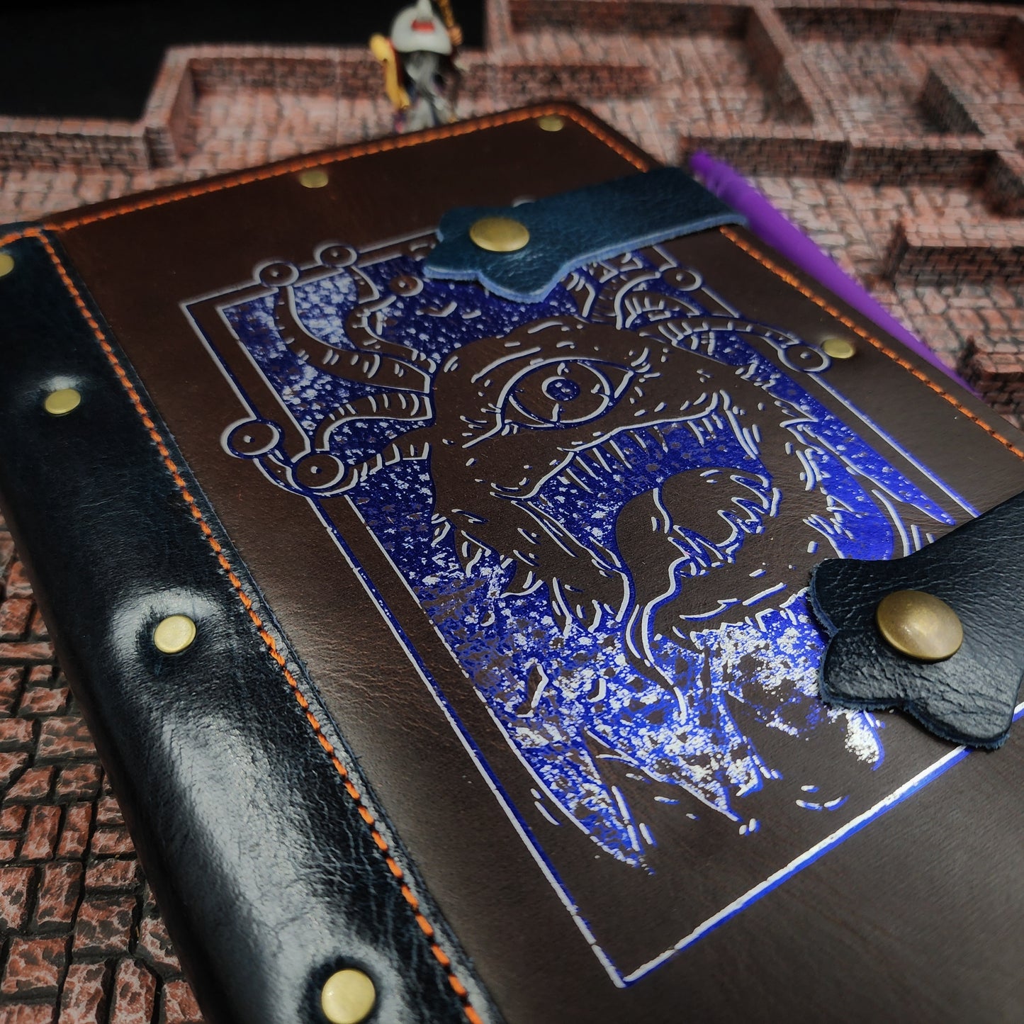 Beholder A5 Custom Leather Adventure Journal (30-Day Lead)
