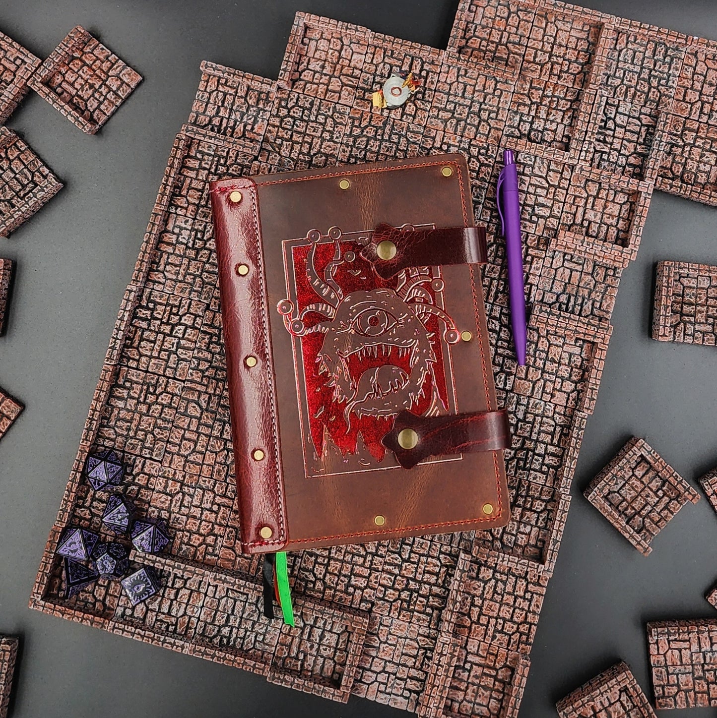 Beholder A5 Custom Leather Adventure Journal (30-Day Lead)