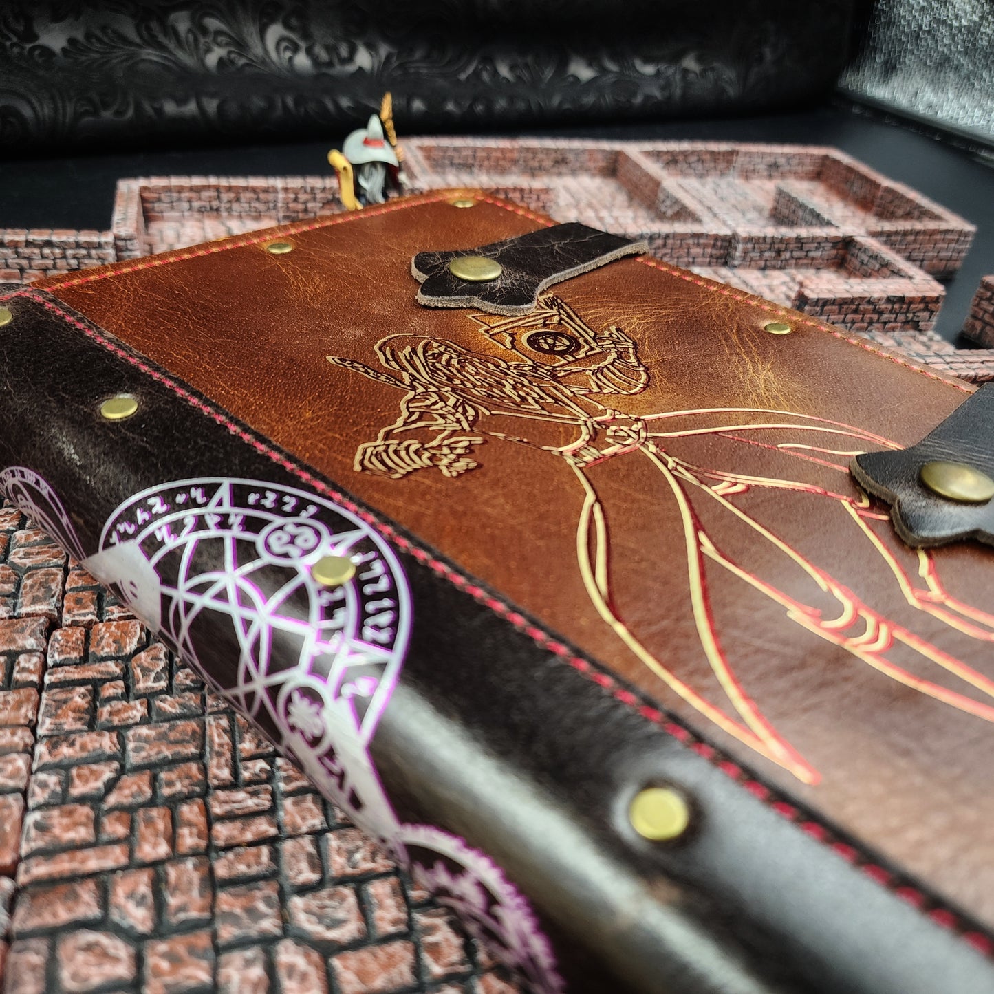 Arcane Mage A5 Custom Leather Adventure Journal (30-Day Lead)