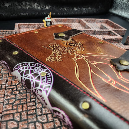 Arcane Mage A5 Custom Leather Adventure Journal (30-Day Lead)