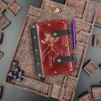 Arcane Mage A5 Custom Leather Adventure Journal (30-Day Lead)