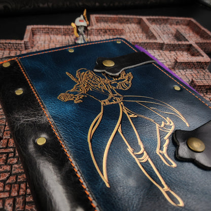 Arcane Mage A5 Custom Leather Adventure Journal (30-Day Lead)