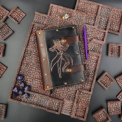 Arcane Mage A5 Custom Leather Adventure Journal (30-Day Lead)