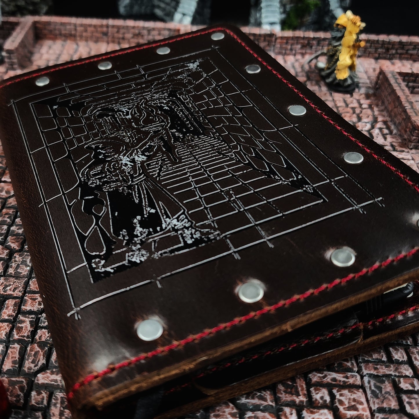 Dungeon Crawler Custom Leather Pocket Journal (30-Day Lead)
