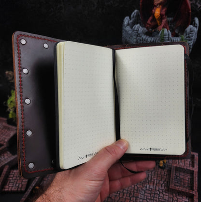 Dungeon Crawler Custom Leather Pocket Journal (30-Day Lead)