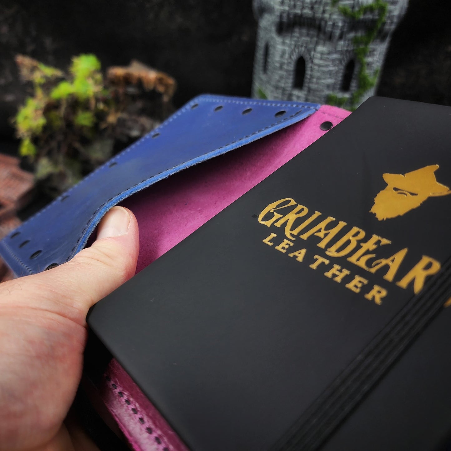 D&D Mimic Treasure Chest Custom Leather Pocket Journal (30-Day Lead)