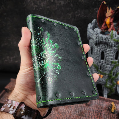 Eye Beast Wraparound Custom Leather Pocket Journal (30-Day Lead)