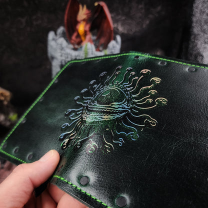 Eye Beast Wraparound Custom Leather Pocket Journal (30-Day Lead)