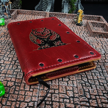 Owlbear Custom Leather Pocket Journal (30-Day Lead)