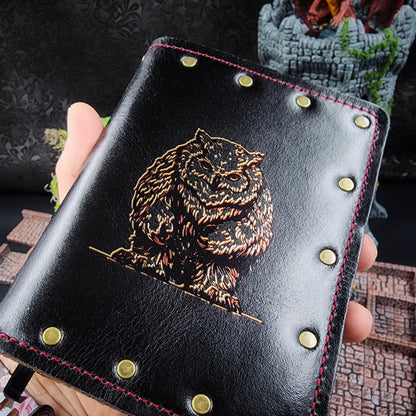 Owlbear Custom Leather Pocket Journal (30-Day Lead)