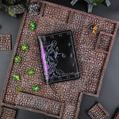 Acererak Emerging Lich: Tomb of Horrors Custom Leather Pocket Journal (30-Day Lead)
