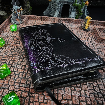 Acererak Emerging Lich: Tomb of Horrors Custom Leather Pocket Journal (30-Day Lead)