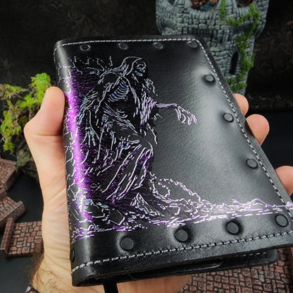 Acererak Emerging Lich: Tomb of Horrors Custom Leather Pocket Journal (30-Day Lead)