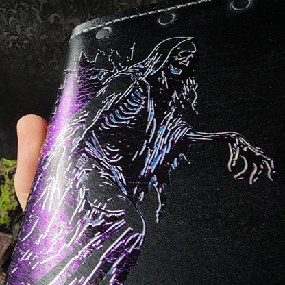 Acererak Emerging Lich: Tomb of Horrors Custom Leather Pocket Journal (30-Day Lead)