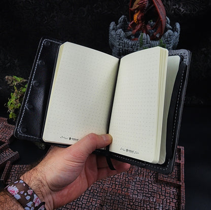 Acererak Emerging Lich: Tomb of Horrors Custom Leather Pocket Journal (30-Day Lead)