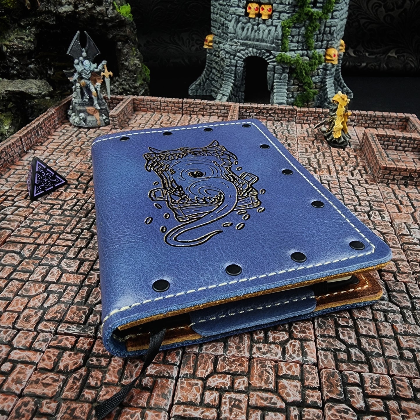 D&D Monster Chest Custom Leather Pocket Journal (30-Day Lead)