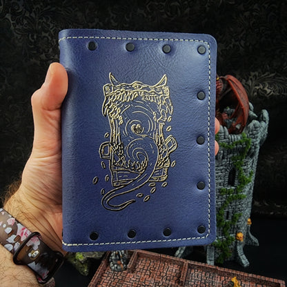 D&D Monster Chest Custom Leather Pocket Journal (30-Day Lead)