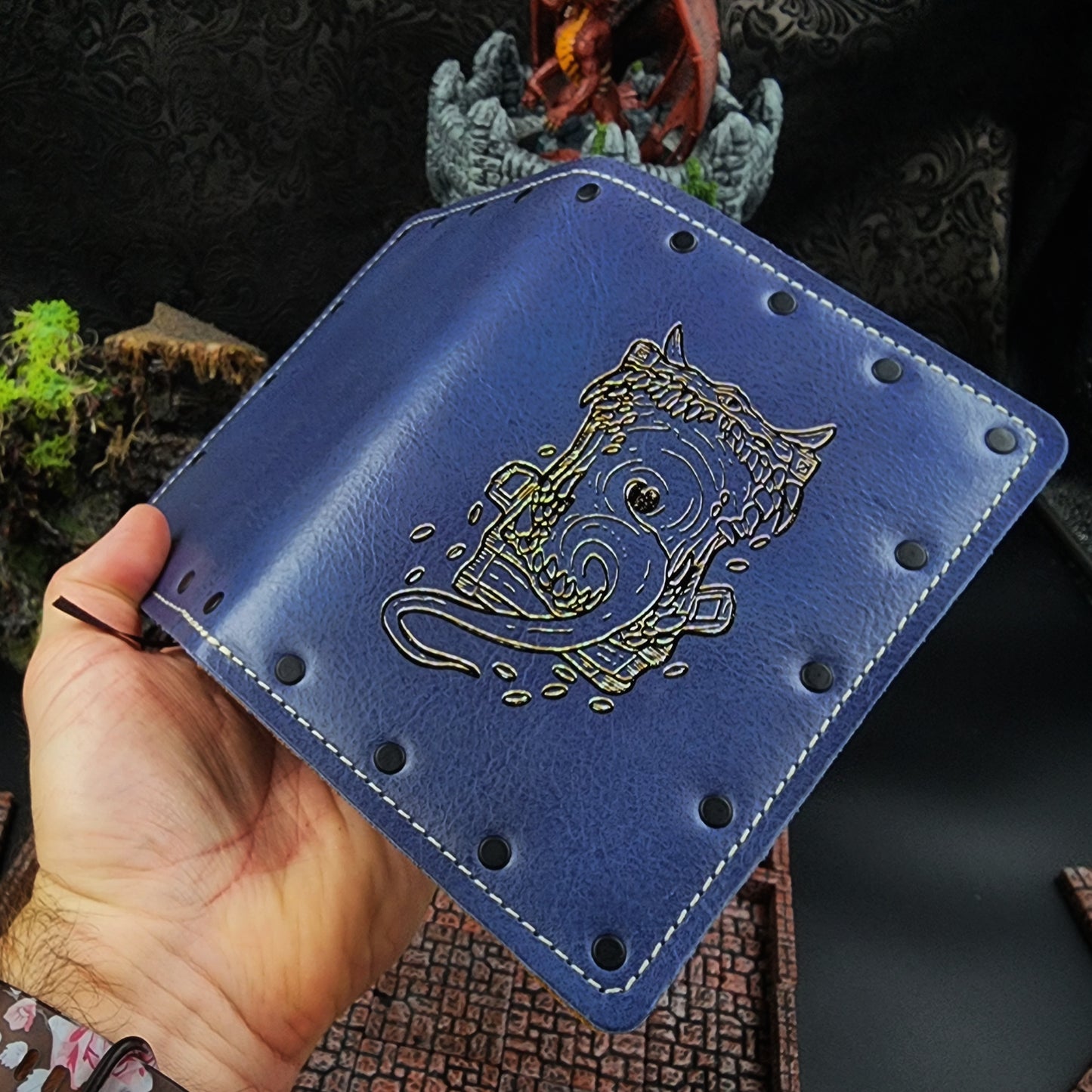 D&D Monster Chest Custom Leather Pocket Journal (30-Day Lead)