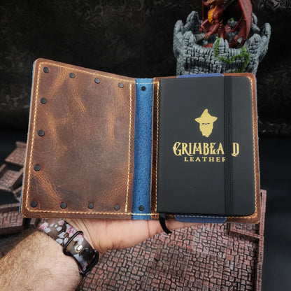 D&D Monster Chest Custom Leather Pocket Journal (30-Day Lead)