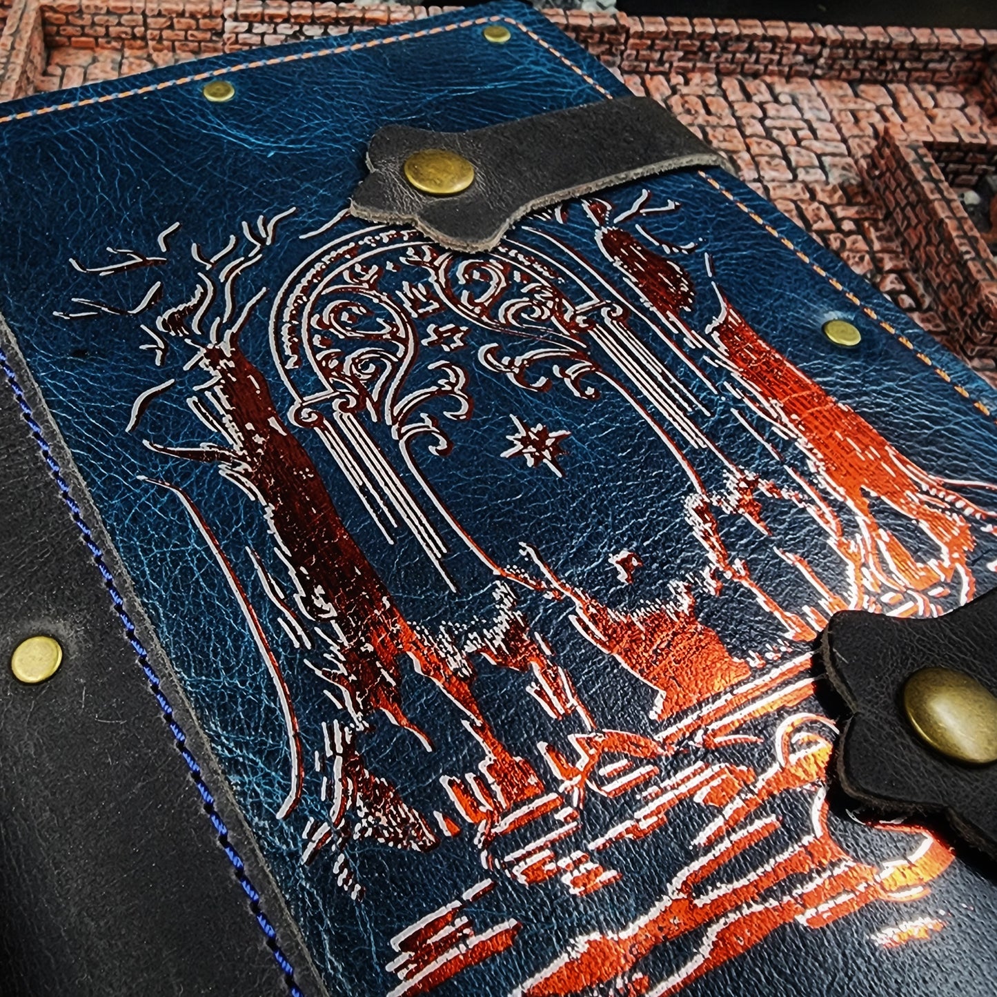 Doors of Moria & Fellowship A5 Custom Leather Adventure Journal (30-Day Lead)