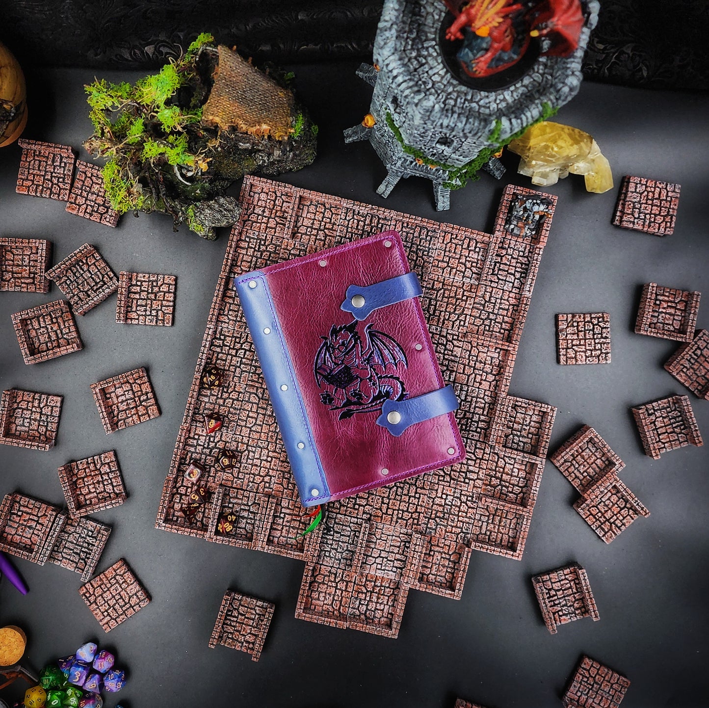 Bookish Dragon A5 Custom Leather Adventure Journal (30-Day Lead)