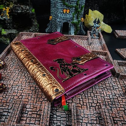 Tiefling A5 Custom Leather Adventure Journal (30-Day Lead)