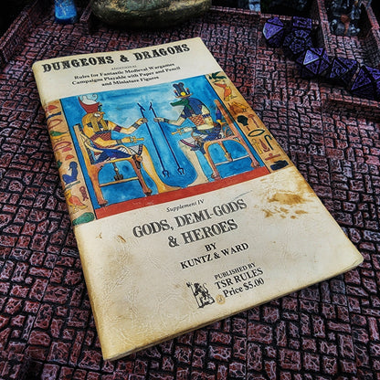 1st Edition 1976 Dungeons and Dragons Gods, Demi-gods & Heroes