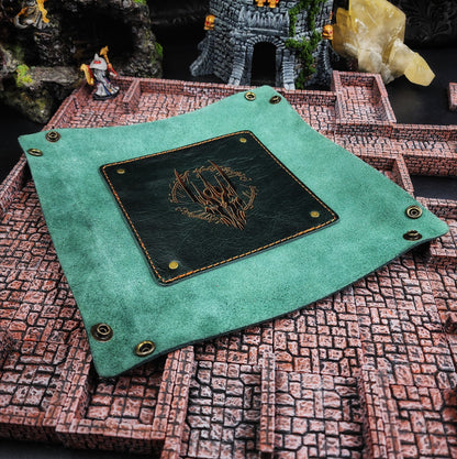 LOTR Inspired Helmet and Text - Dice Tray and Valet Tray