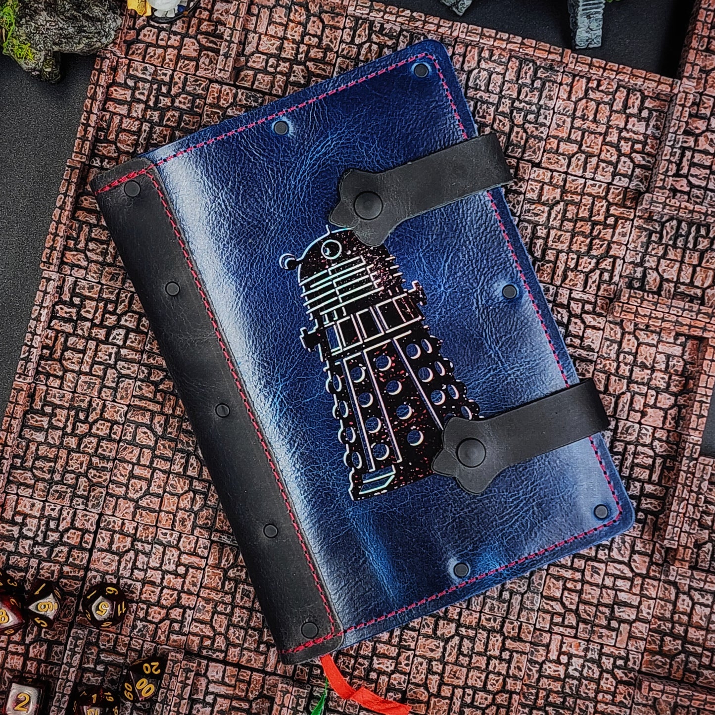 Dalek Doctor Who A5 Custom Leather Adventure Journal (30-Day Lead)