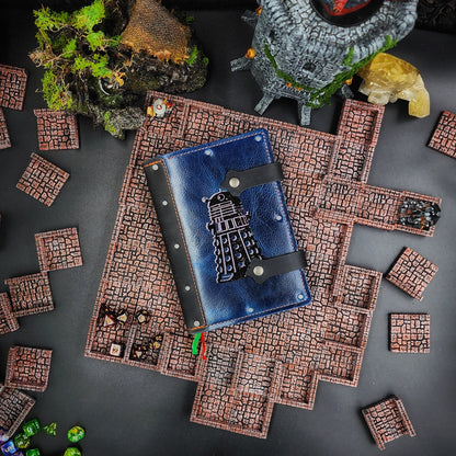 Dalek Doctor Who A5 Custom Leather Adventure Journal (30-Day Lead)