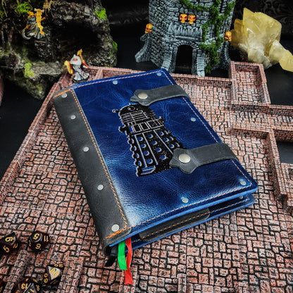 Dalek Doctor Who A5 Custom Leather Adventure Journal (30-Day Lead)