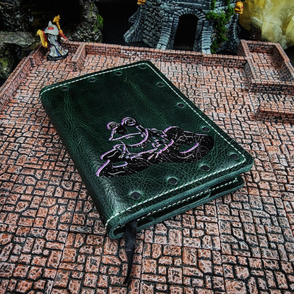 Hypnotoad Futurama Custom Leather Pocket Journal (30-Day Lead)