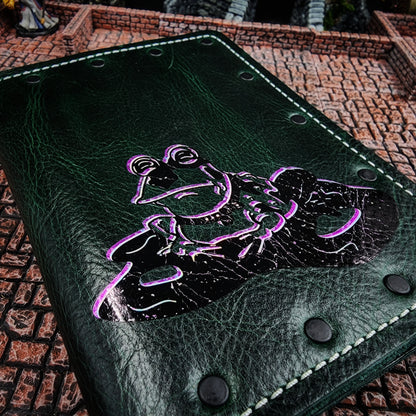 Hypnotoad Futurama Custom Leather Pocket Journal (30-Day Lead)