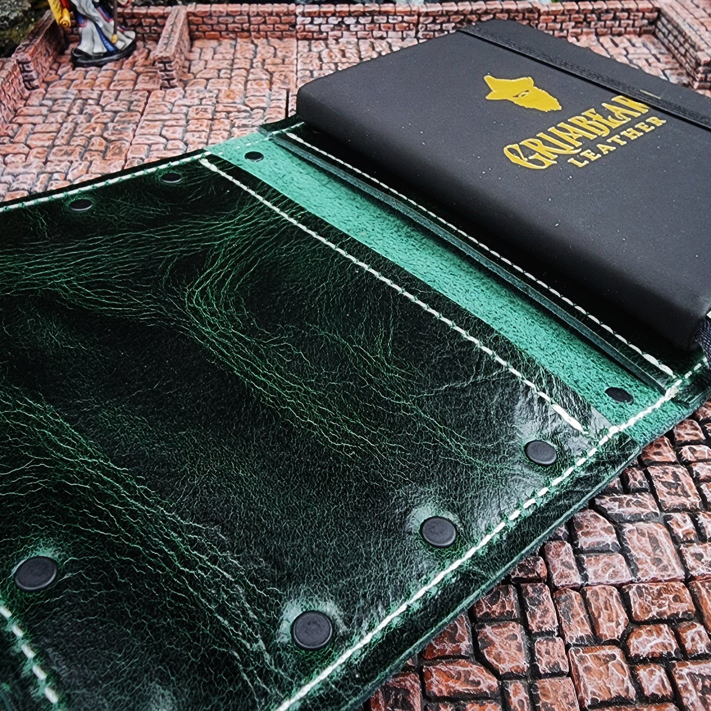 Hypnotoad Futurama Custom Leather Pocket Journal (30-Day Lead)