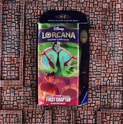 Sealed Disney Lorcana First Chapter Starter Deck Cruella and Aladdin First Printing