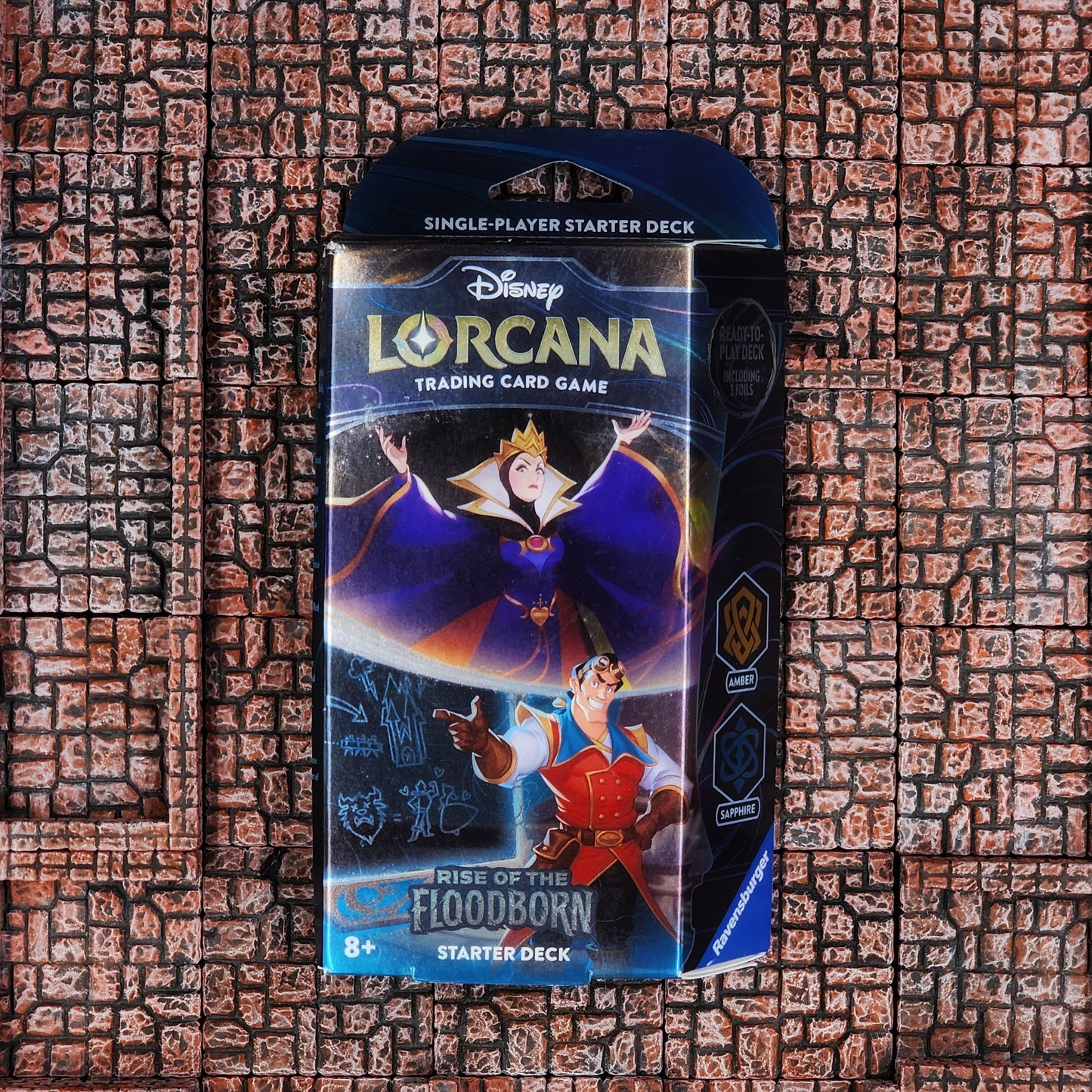Sealed Disney Lorcana Rise of the Floodborn Starter Deck Gaston and The Evil Queen