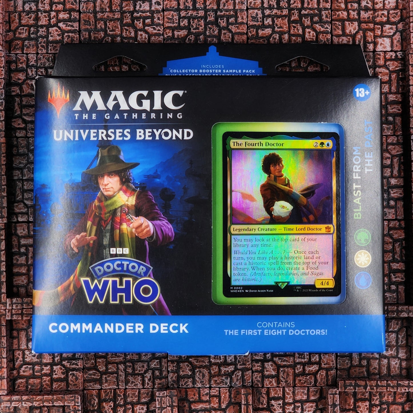Sealed MTG Doctor Who Blast from the Past Commander Deck featuring the 4th Doctor