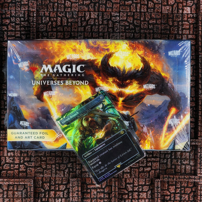 Sealed MTG Lord of the Rings Set Booster Box with Lorien Brooch promo card