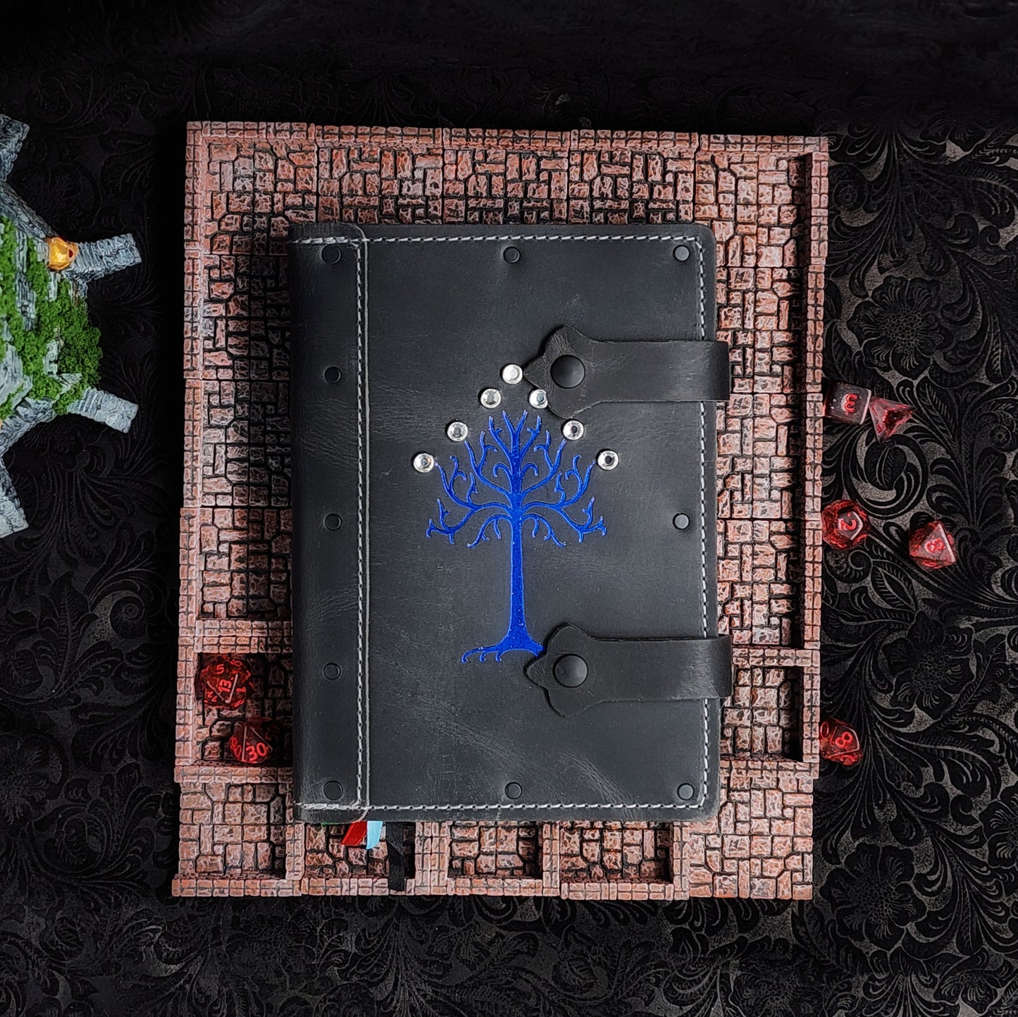 White Tree of Gondor A5 Custom Leather Adventure Journal (30-Day Lead)