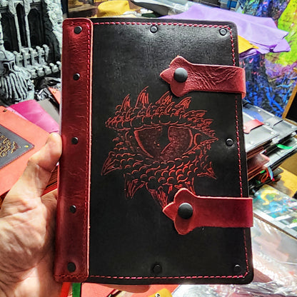 Dragon Eye A5 Custom Leather Adventure Journal (30-Day Lead)