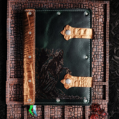 Acererak Lich A5 Custom Leather Adventure Journal (30-Day Lead)