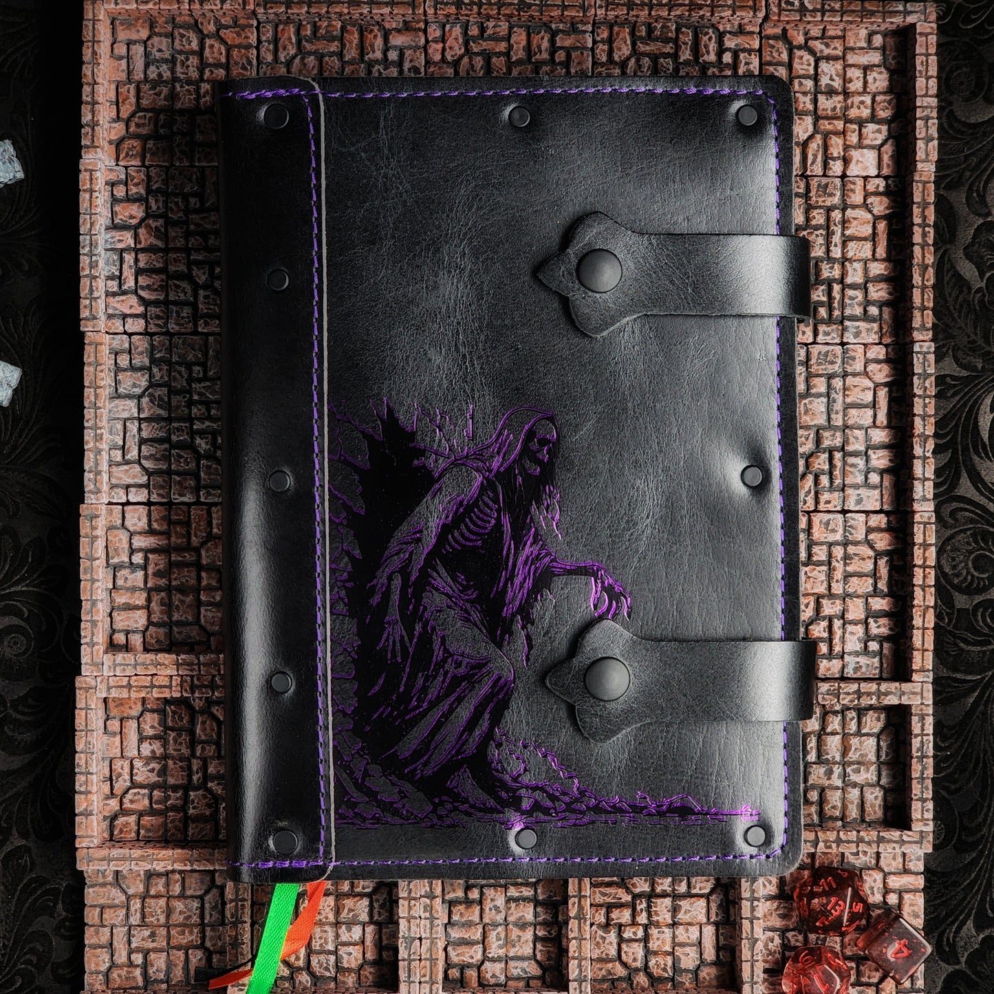 Acererak Lich A5 Custom Leather Adventure Journal (30-Day Lead)