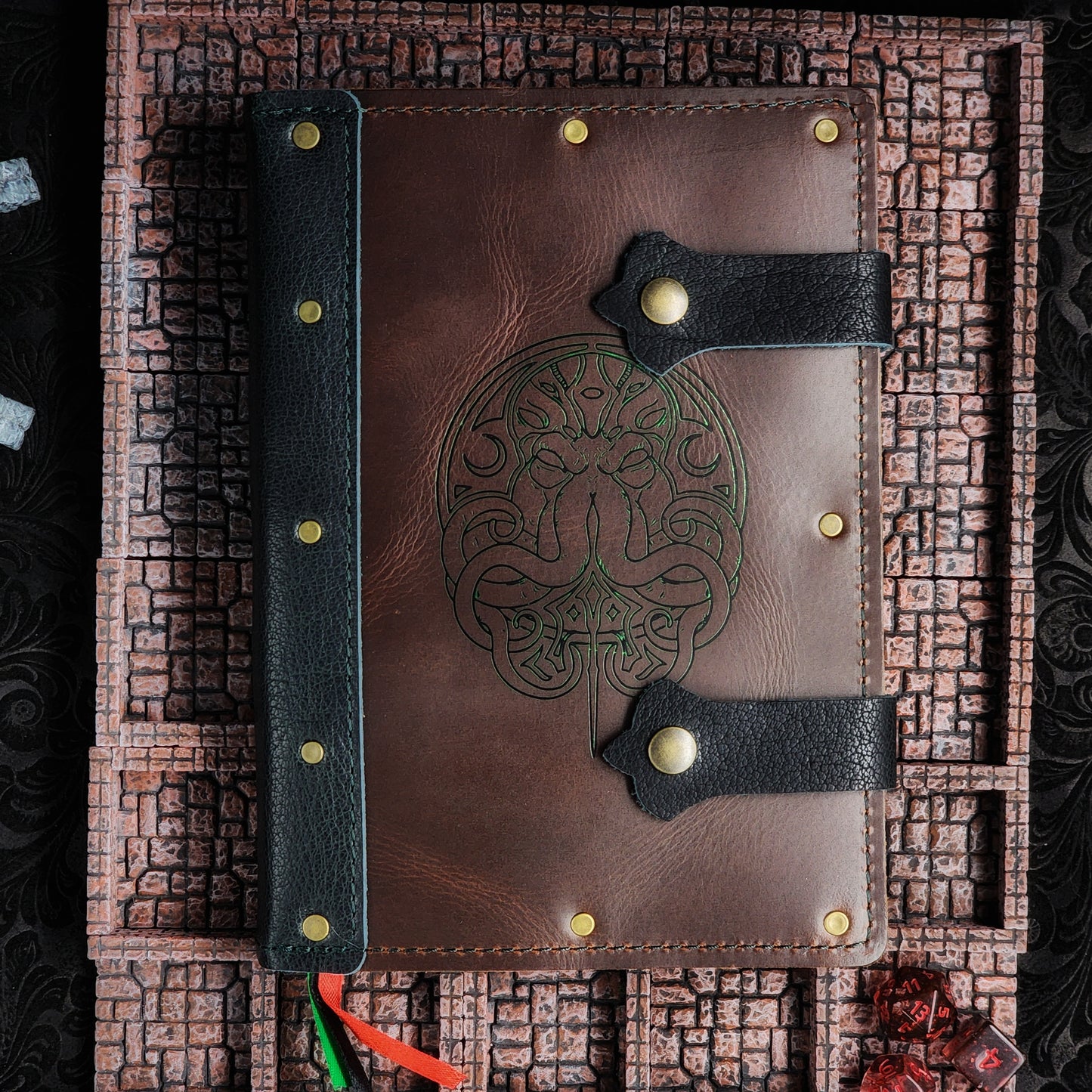 Cthulhu Mythos A5 Custom Leather Adventure Journal (30-Day Lead)
