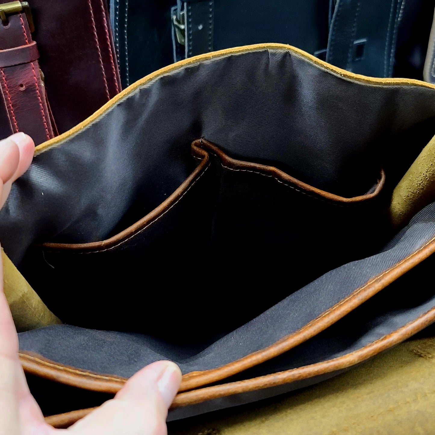 Grimbeards Bag of the Abyss - Buffalo Hide Gamer Backpack