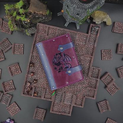 Bookish Dragon A5 Custom Leather Adventure Journal (30-Day Lead)
